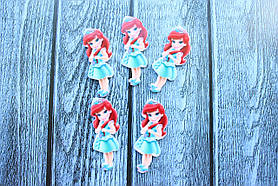 Кабошон "Маленька Русалонька середня" 4,5 х 1,5 см, 20 шт/уп. оптом