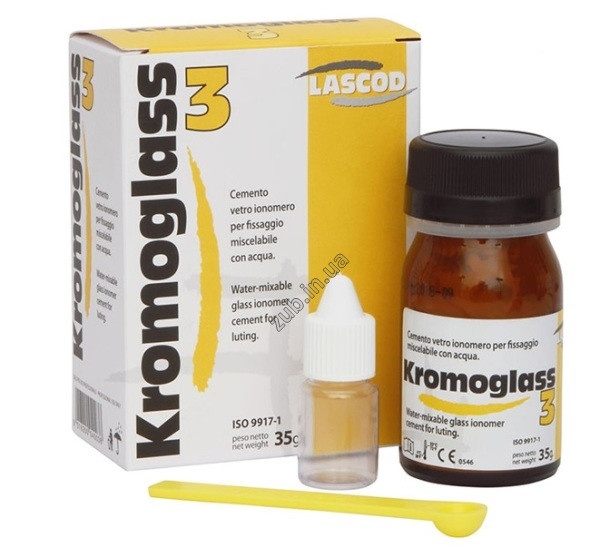 Склоіномерний цемент Kromoglass 3