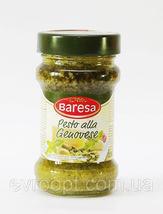 Соус песто зелене Baresa Pesto Alla Genovese, 190г.