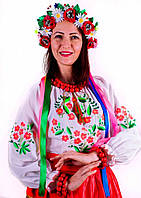 Украинский Россыпь цветов прокат карнавального костюма