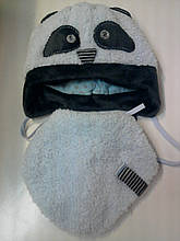 Набір шапка+шарф  зим дівч  Dembo House "Панда" 40 рожевий