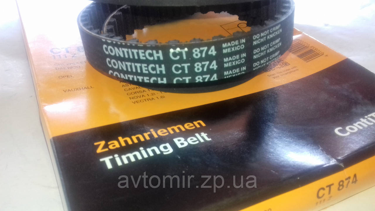 Ремінь ГРМ Авео, Aveo 8 V 1.5 Contitech CT874