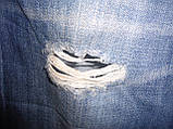 Чоловічі джинси (рванка ) w 30 L34, фото 3