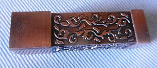 Тресано 20х20 мм, мідь антична