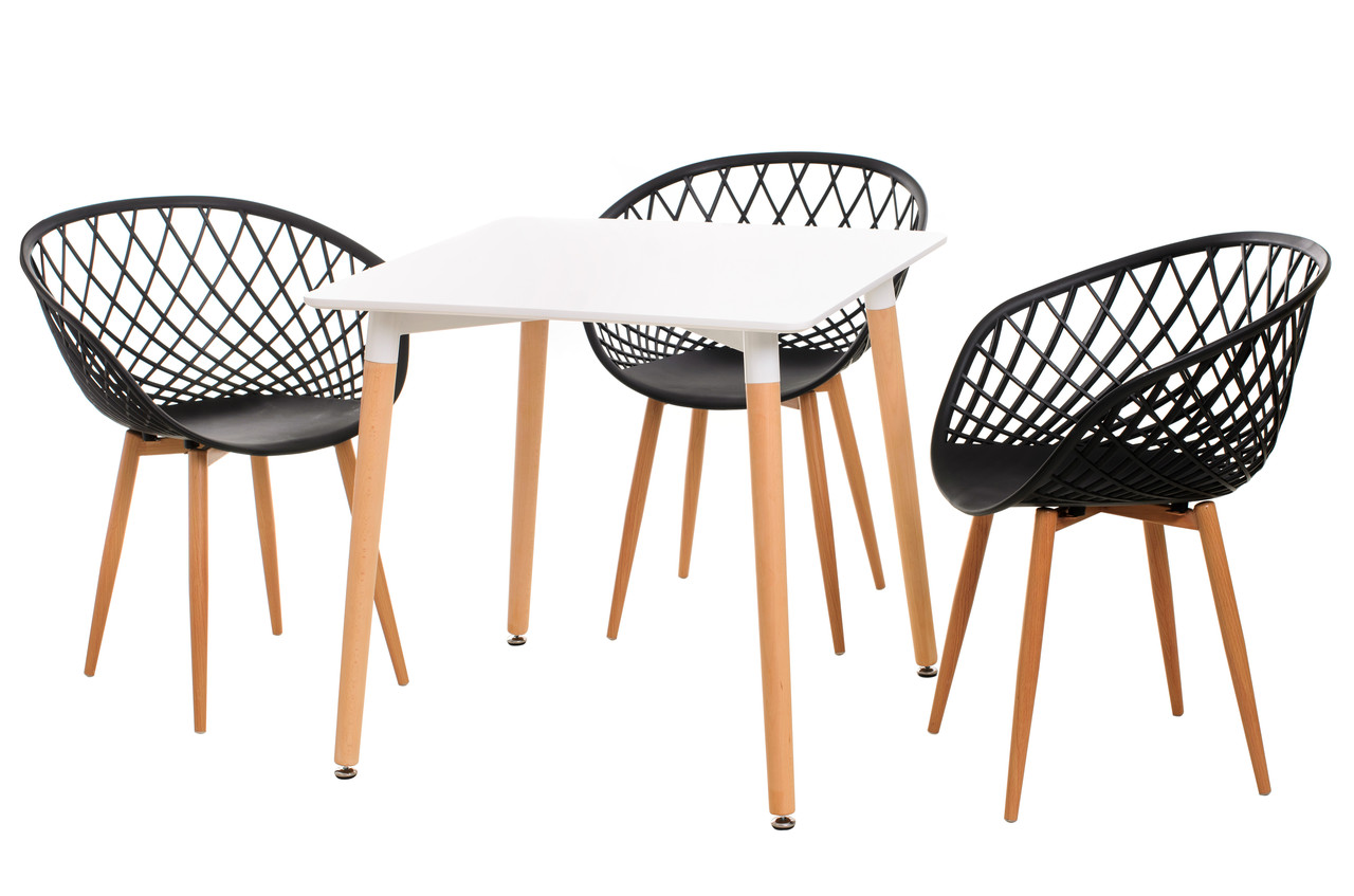 Стіл обідній квадратний ТМ-30, білий, фото 1