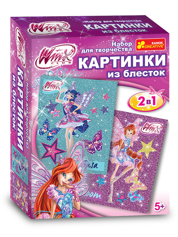 Картинка з блискіток "Муза і Winx Блум 7" 2043