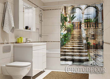 Фото Шторка для ванної "Ганок" - ціна вказана за 1 м.кв. Читаємо опис!