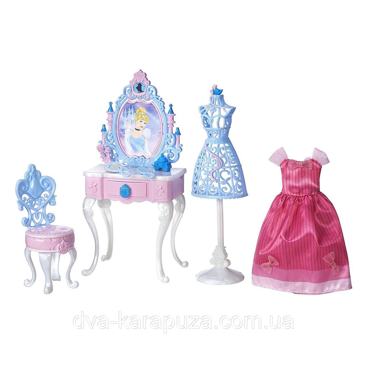 Ігровий набір меблів і аксесуарів для Попелюшки Disney Princess Cinderella's Enchanted Vanity Set! Оригінал!, фото 1