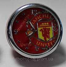 Годинник настільний круглий із символікою FC Manchester