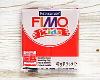 Фимо Кидс полимерная глина Fimo Kids 2, красный. Германия.