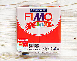 Фімо Кидс полімерна глина Fimo Kids 2, червоний. Німеччина.