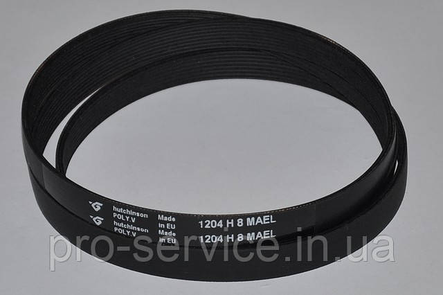 Ремінь 1204 H8 MAEL 481235818167 для пральних машин Whirlpool, Laden