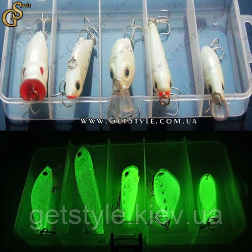 Набір світних приманок Luminous Minnow 5 шт