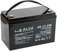 Аккумулятор AGM - 100 Ач 12В - ALVA AD12-100