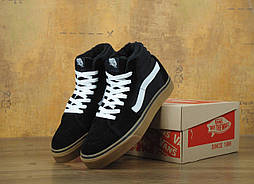 Зимові кеди Vans Old Skool high Ski8-Hi Pro SMU Sneakers з хутром (топ ААА+)