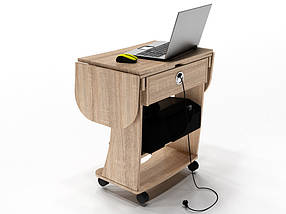 Стіл для ноутбука Kombi A3 ЛДСП Сонома (Comfy-Home ТМ)