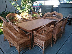 6 крісел і 2 дивани "Крапля" + стіл 2х1 м.