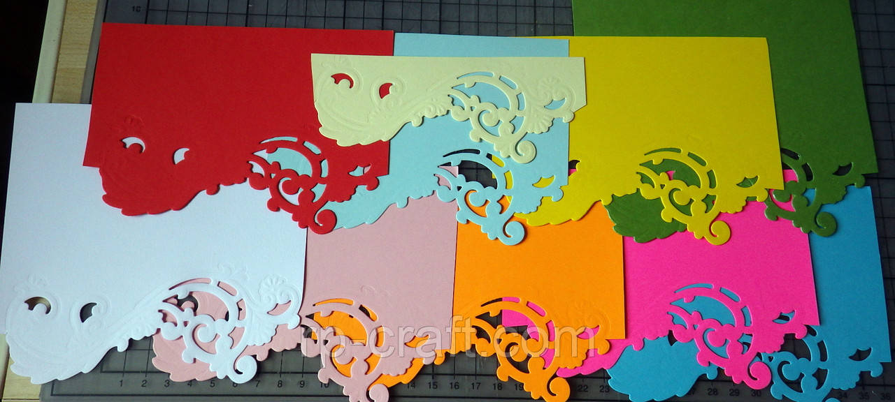 Вирубування з паперу та картону. Ажурний край, 105х150 мм, фото 1