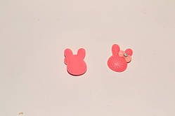 Декоративна серединка — Зайчик рожевий