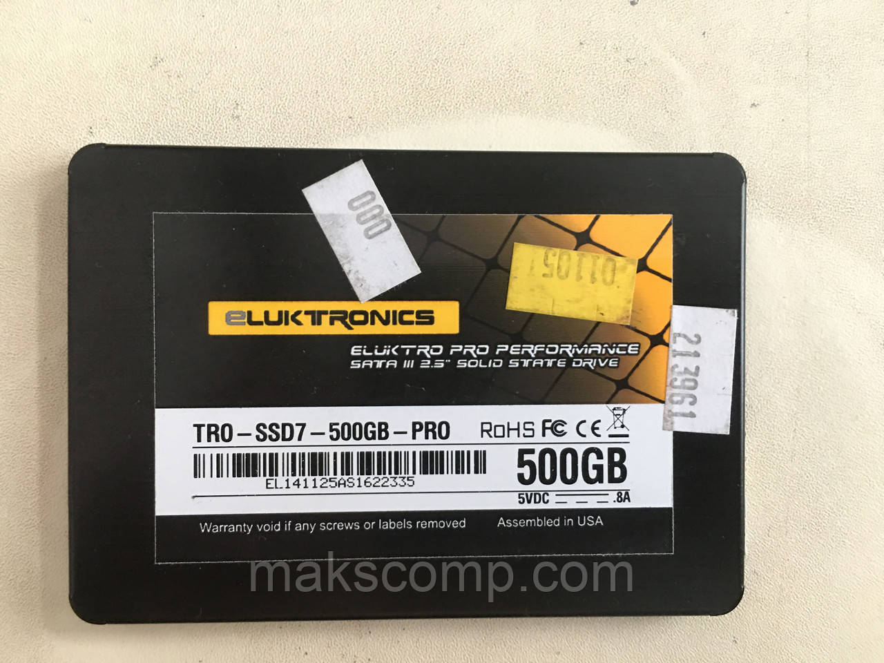 SSD ELUKTONICS 500GB 2.5" SATAIII MLC