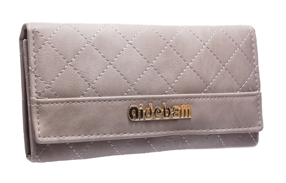 Елегантний жіночий гаманець B528 grey