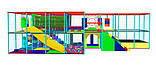 Лабіринт дитячий ігровий комплекс із батутом джамп "Ігробум", фото 6