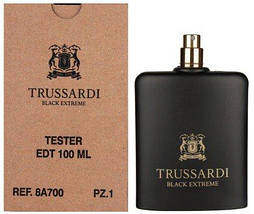 TRUSSARDI BLACK EXTREME EDT 100 ml TESTER туалетная вода мужская (оригинал подлинник Италия)