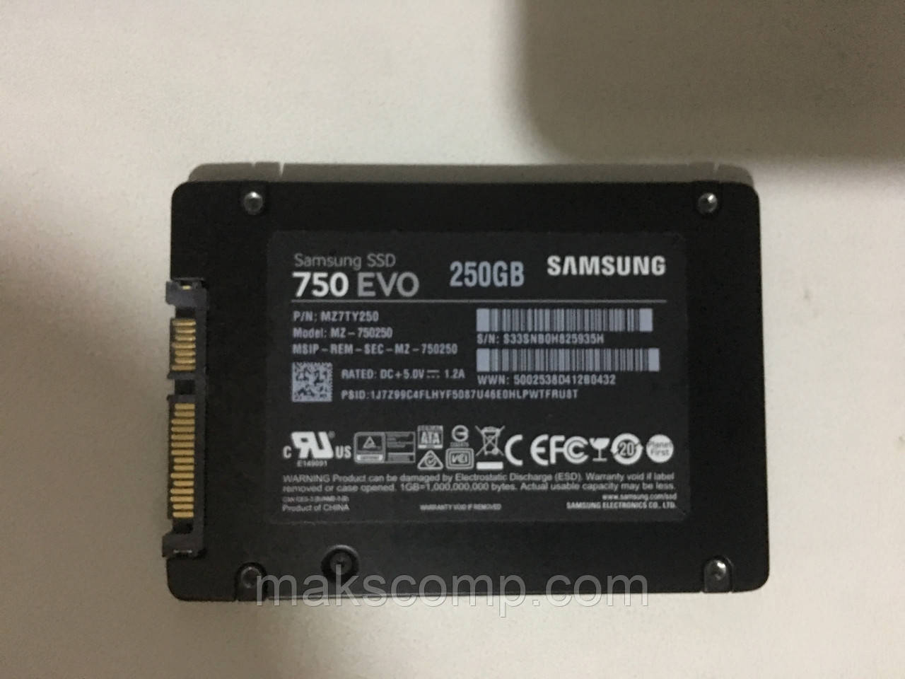SSD Samsung 750 EVO 250Gb 2.5" SATAIII (MZ7TY250)