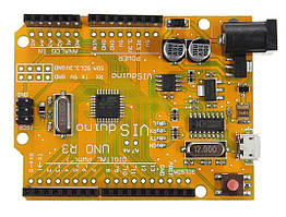 Модуль arduino UNO R3 ATMEGA328P CH340 Micro USB