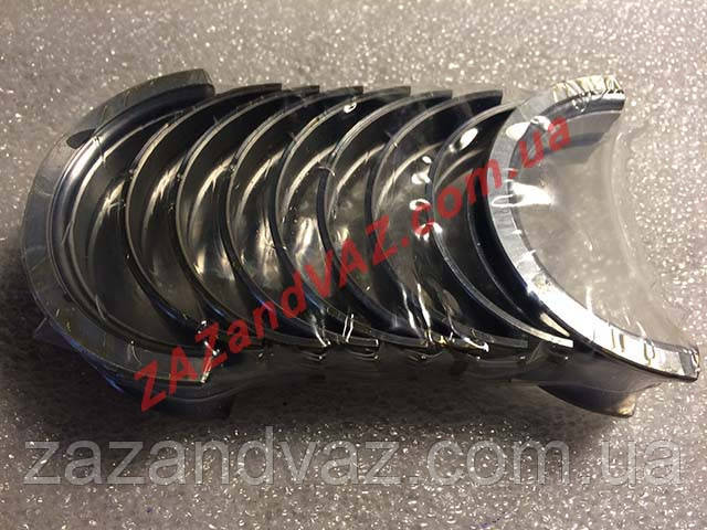 Вкладыши коренные ремонт +0.25 Ланос Lanos 1.5-1.6 GM Корея оригинал 93742706