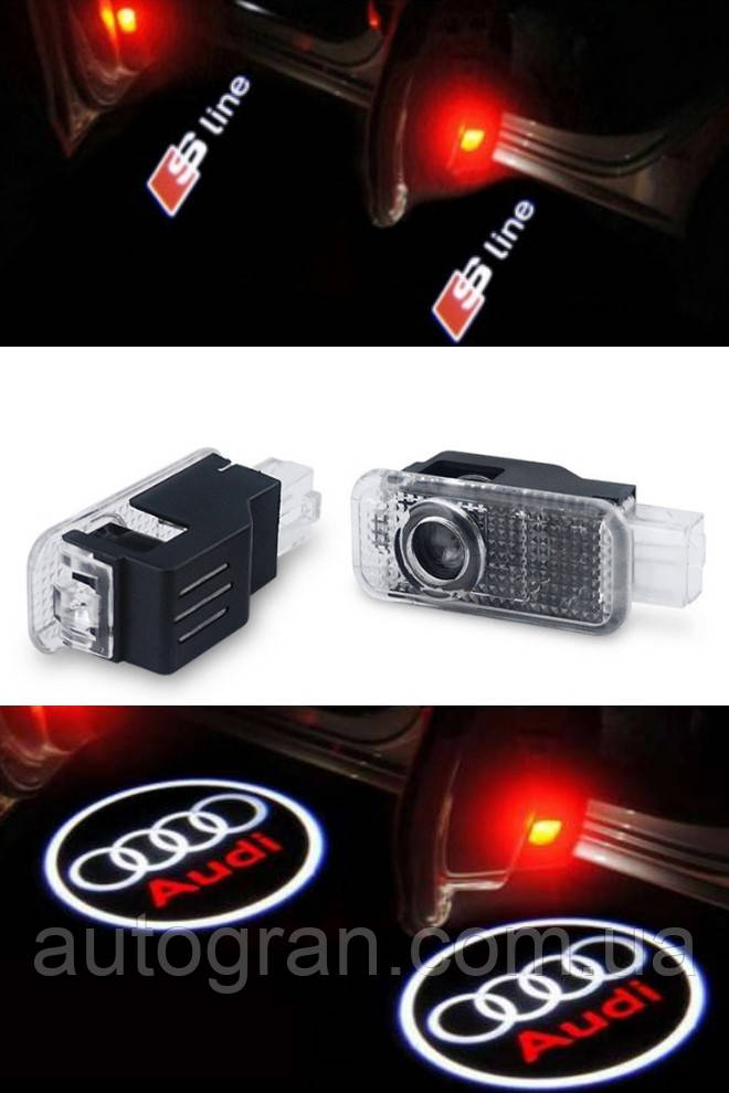 Підсвітка дверей Audi A4 A3 A6 C5 Q7 Q5 A1 A5 TT A8 Q3 A7, фото 1
