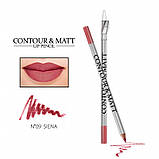 Олівець для губ Revers CONTOUR & MATT, фото 7