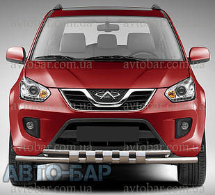 Кенгурник на Chery Tiggo (c 2012--) Чорний Тіго