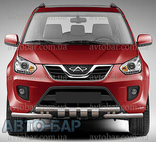 Кенгурник на Chery Tiggo (c 2012--) Чорний Тіго