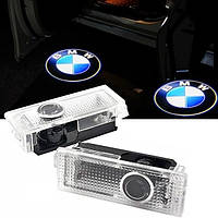 Підсвітка дверей з логотипом авто BMW (БМВ). LED підсвічування у двері автомобіля