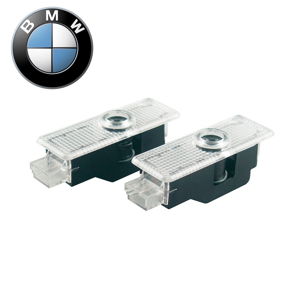 Підсвічування дверей з логотипом авто BMW (БМВ) E90 E60 E63 E65 E85. LED підсвічування в двері