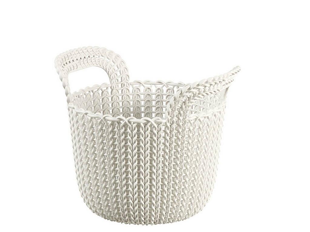 Корзина для зберігання Curver (Курвер) Knit 3 л (03671) Кремовий