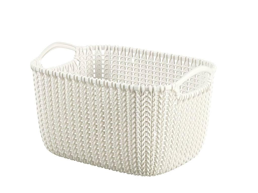 Корзина для зберігання Curver (Курвер) Knit 8 л (03674) Кремовий