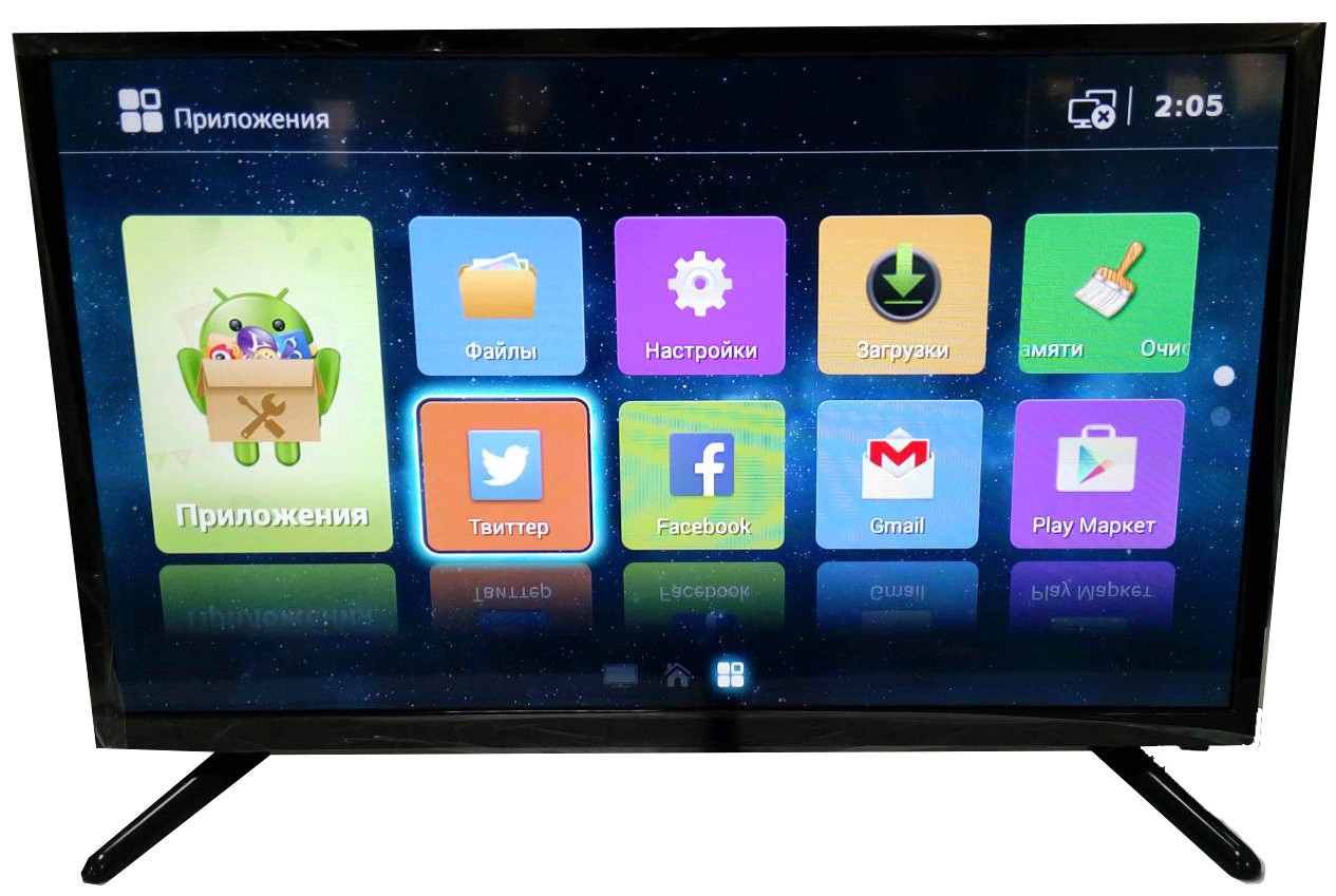 Телевизор LED backlight tv L 32"" T2 Smart TV ANDROID опертивная память 1 Гб - фото 3 - id-p427010344