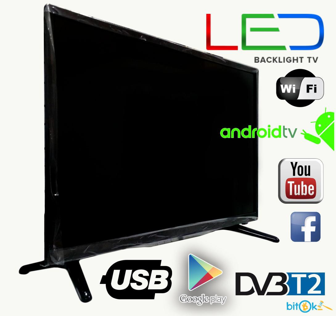 Телевизор LED backlight tv L 32"" T2 Smart TV ANDROID опертивная память 1 Гб - фото 2 - id-p427010344