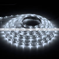 Стрічка LED LS604/LED-RL 60SMD(3528)/4.8 m W/m 12V 5m*8*0.22 mm теп. білий на білому IP65 (блістер)