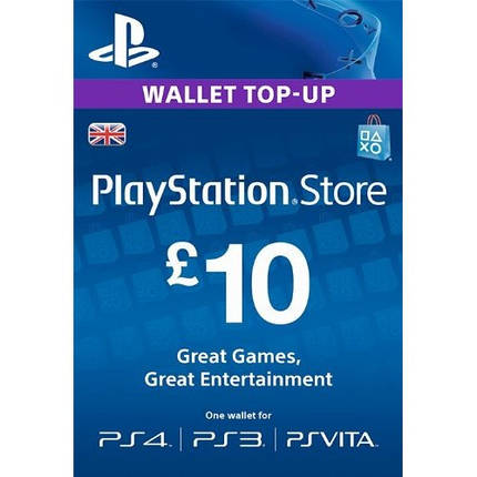 Playstation Network Card £10 (UK), фото 2