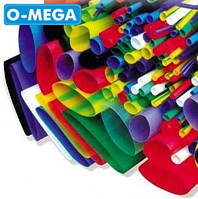 Термоусадкова трубка ø16,0/8,0 мм, чорна, довжина 1 метр