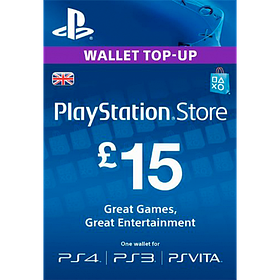 Playstation Network Card £15 (UK)
