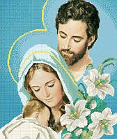 Вишивка бісером "Св. Сімейство з ліліями" 30х40см