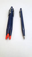 Чертилка-ручка синяя с победитовым наконечником