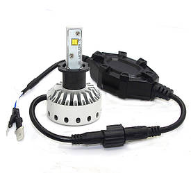 H3 Mini Size LED Headlight Premium Short (5000Lm) CREE-XHP50+Canbus Function