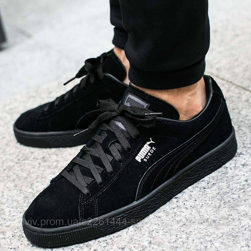 puma suede classic black
