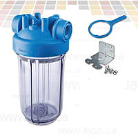 Колба проточного фільтра Atlas Filtri DP BIG TS IN, прозора склянка, зовнішній діаметр 4.5"