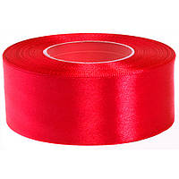 М'яка сатинова стрічка Преміум (38 мм) червоний